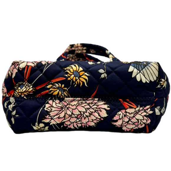 Nanette Lepore Women's Printed Washable Mini Tote Bag Navy Floral - Picture 5 of 8